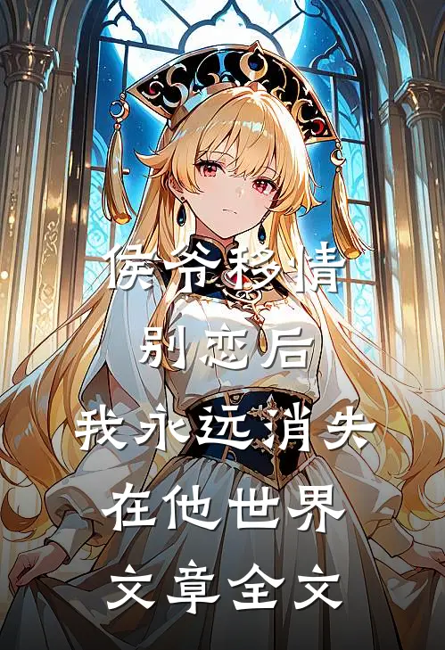 侯爷移情别恋后,我永远消失在他世界文章全文在线阅读