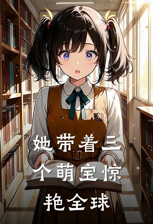 她带着三个萌宝惊艳全球
